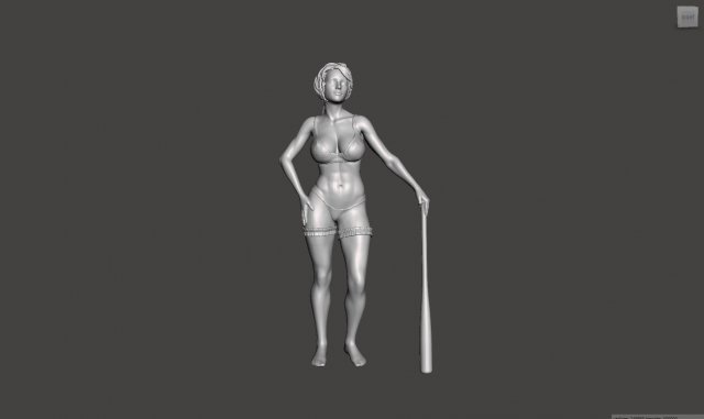 3d printable nude female body pose 07 free 3D 프린트 모델 .c4d .max .obj .3ds .fbx .stl .blend