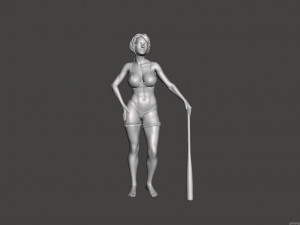 3d printable nude female body pose 07 free 3D Print Model