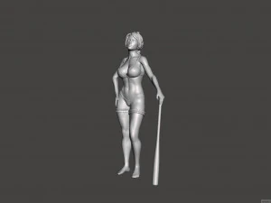 3d printable nude female body pose 07 free 3D Print Model