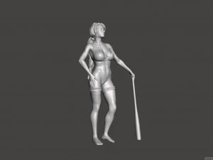 3d printable nude female body pose 07 free 3D Print Model