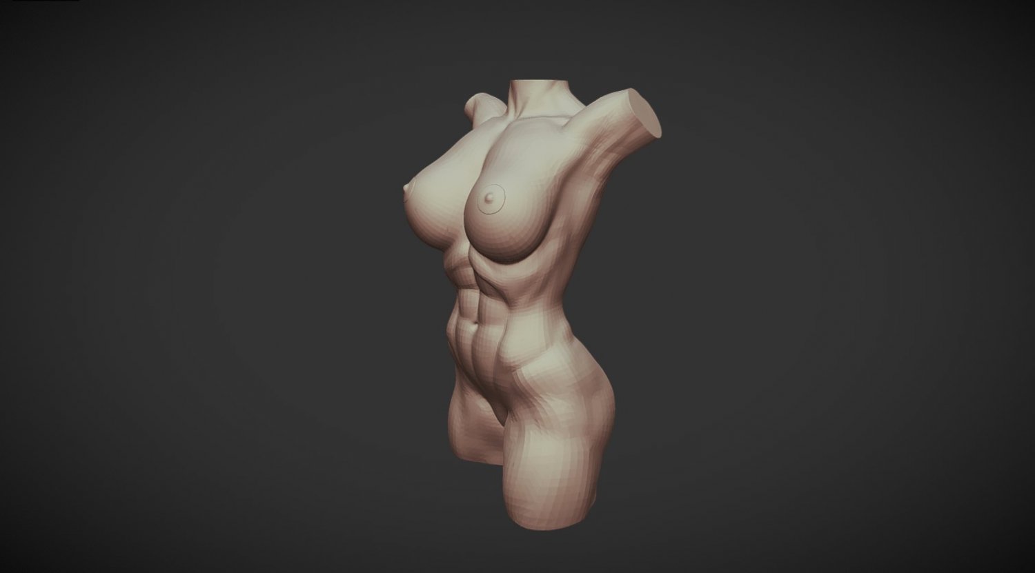 3d printable nude female body pose 11 3D Print Models. 