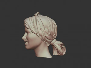 3d printable female body face 02 3D Print Model