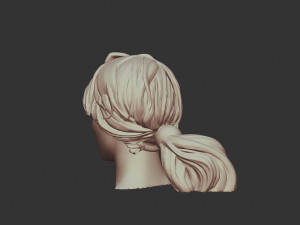 3d printable female body face 02 3D Druckmodell