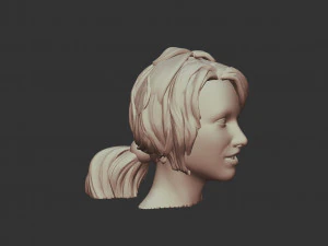 3d printable female body face 02 3D Print Model