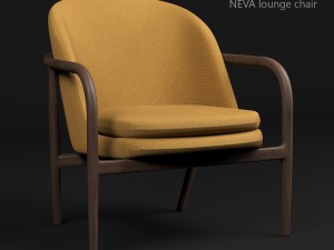 artisan - neva lounge chair Model 3D