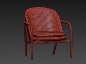 artisan - neva lounge chair Modelo 3D