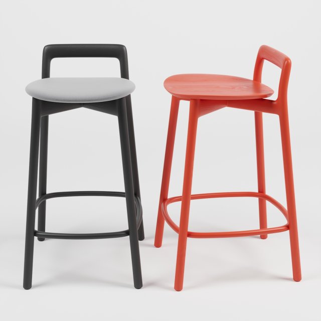 branca stool 3D 模型 .c4d .max .obj .3ds .fbx .stl .blend 