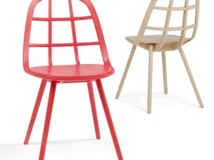 nadia lacquered chair 3D Model