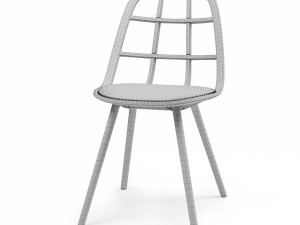 nadia lacquered chair 3D मॉडल