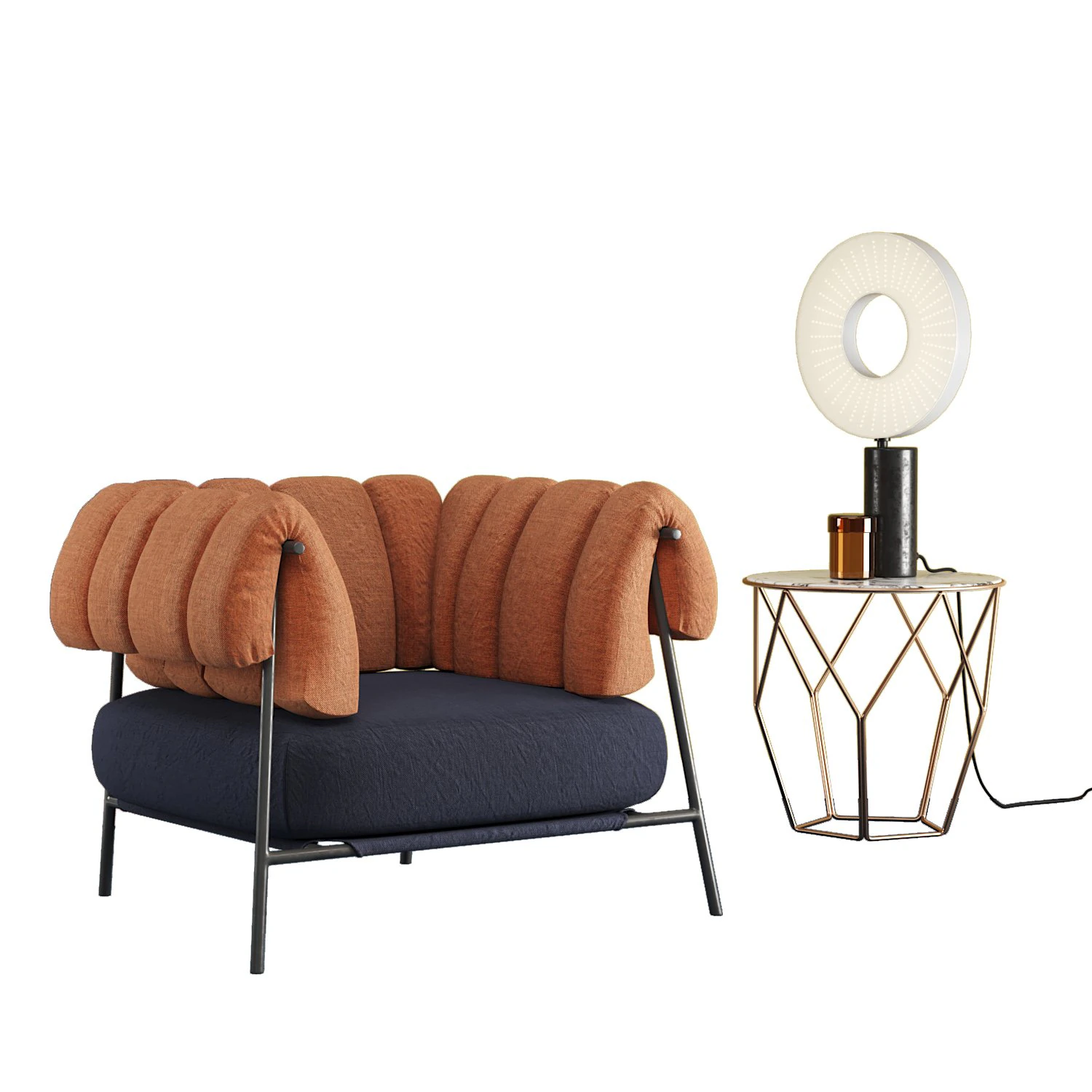 bonaldo tirella and arbor side table 3D Model .c4d .max .obj .3ds .fbx .stl .blend 