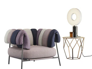 bonaldo tirella and arbor side table 3D Model