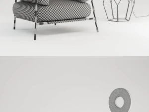 bonaldo tirella and arbor side table 3D Model
