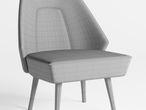 deux lounge chair 3D 模型