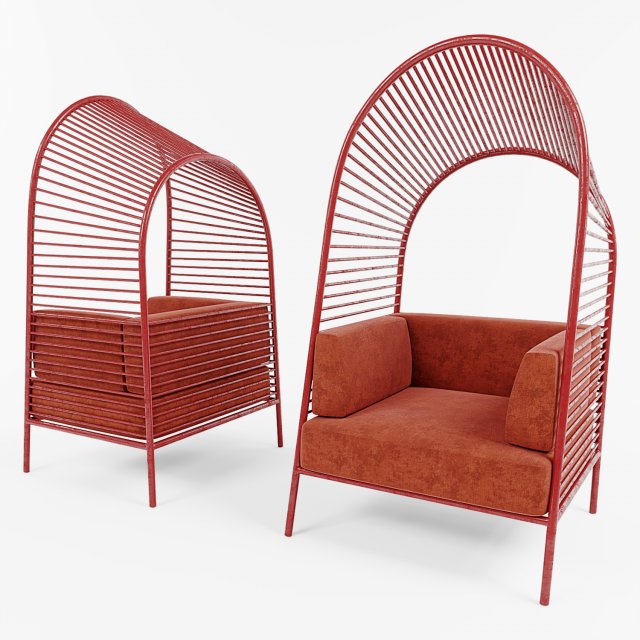 felix armchair by christian vivanco for los patrones Model 3D .c4d .max .obj .3ds .fbx .stl .blend 