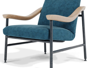 h russell armchair Model 3D