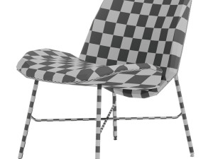 pode nihan armchair and pode nihan pouf 3D मॉडल
