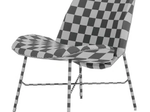 pode nihan armchair and pode nihan pouf 3D Model