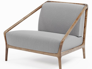 rive droite armchair ceccotti collezioni 3D Model