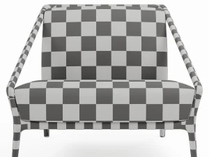 rive droite armchair ceccotti collezioni 3D Model
