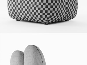bunny armchair by sedes regia Modelo 3D