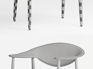 lm92p metropolitan chair 3D-Modell