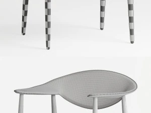 lm92p metropolitan chair 3D Model