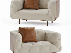 armchair overseas collection Model 3D