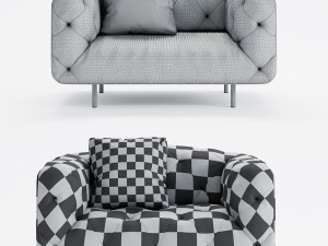 armchair overseas collection Modelo 3D