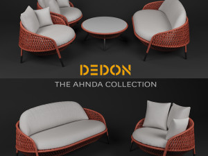 dedon ahnda collection Model 3D