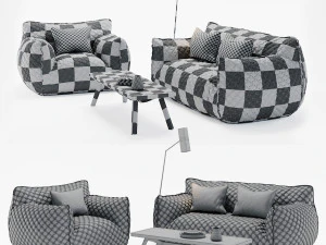 gervasoni nuvola collection 3D Model