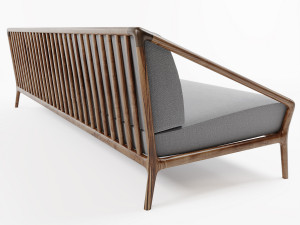 rive droite sofa ceccotti collezioni Modèle 3D