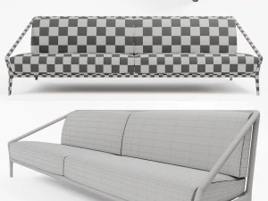 rive droite sofa ceccotti collezioni 3D Model