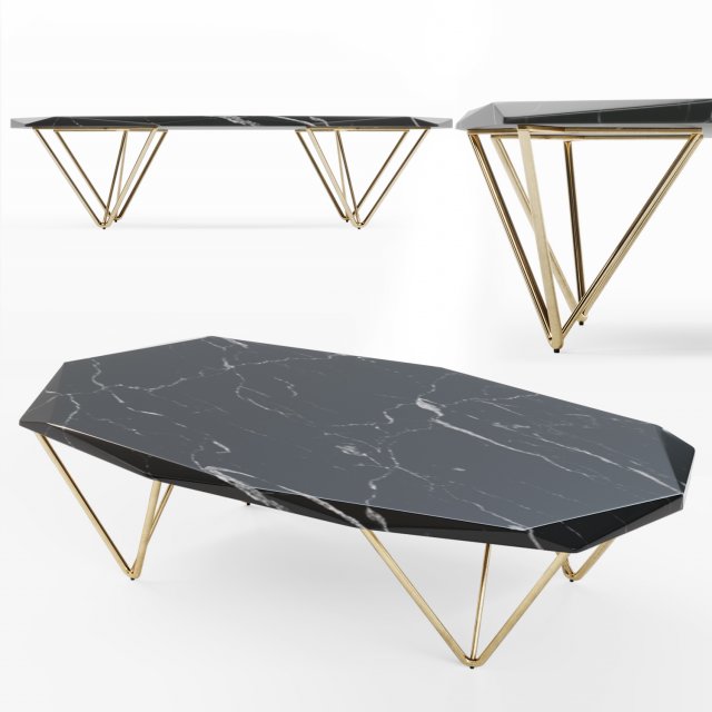 liquid marble coffee table Modelo 3D .c4d .max .obj .3ds .fbx .stl .blend 