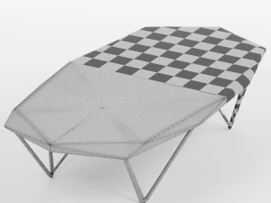liquid marble coffee table 3D Model