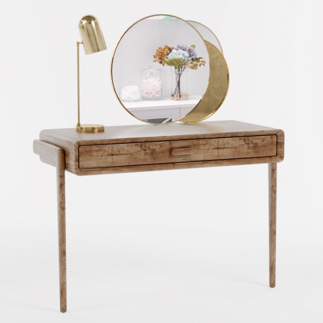 makeup table Model 3D .c4d .max .obj .3ds .fbx .stl .blend 