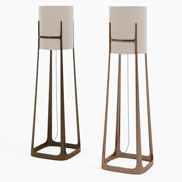 beaubien floor lamp Modello 3D .c4d .max .obj .3ds .fbx .stl .blend 