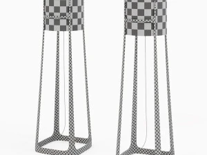 beaubien floor lamp 3D Model