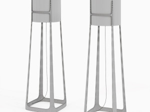 beaubien floor lamp Modello 3D