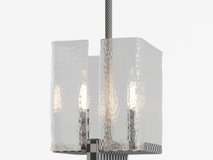 london pendant 2 light Model 3D