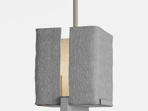 london pendant 2 light Model 3D