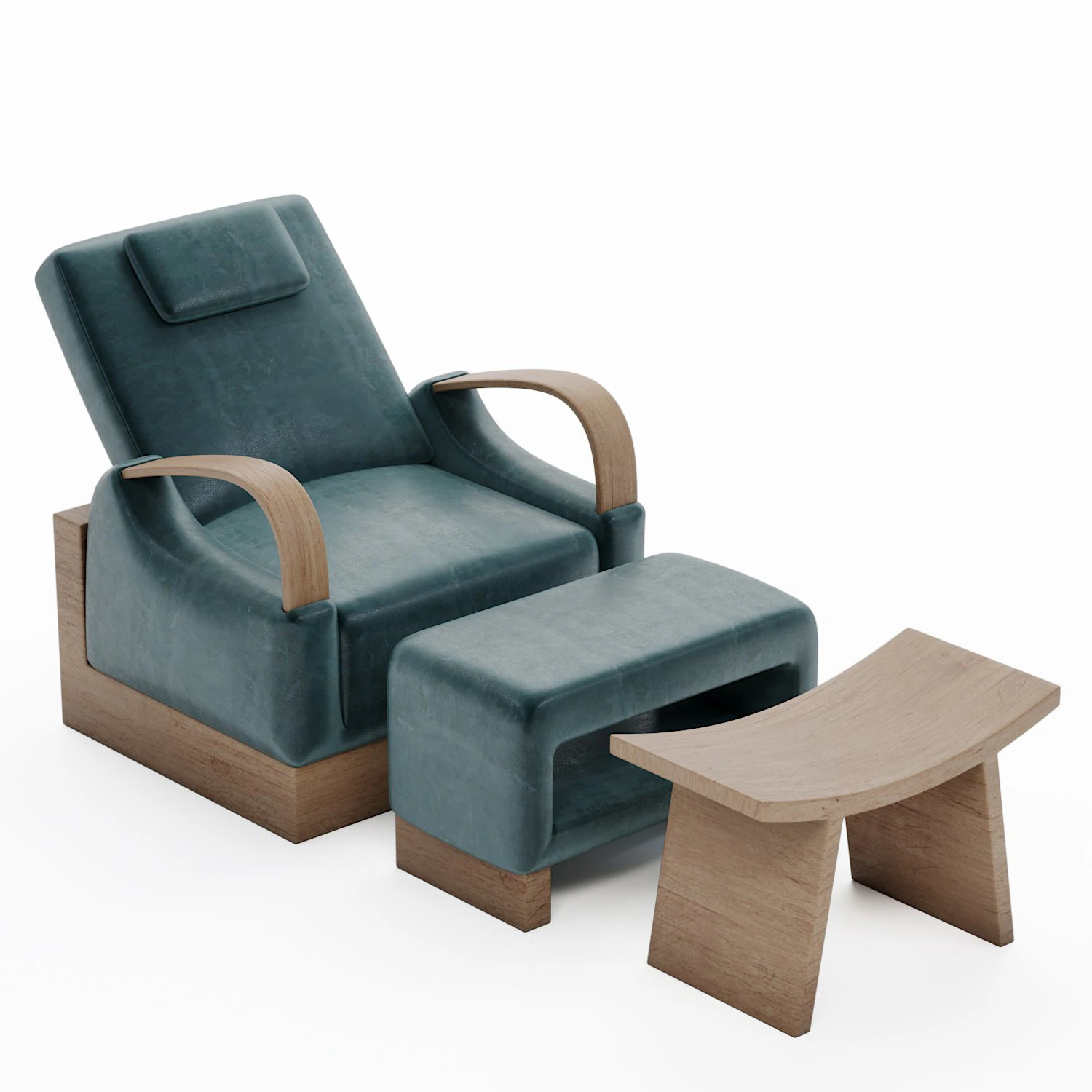 foot massage chair 3D Model .c4d .max .obj .3ds .fbx .stl .blend