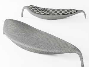 beach chair - the leaf collection 3Dモデル