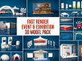 Event and exhibition pack Modelo 3D