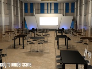 Event and exhibition pack Modelo 3D
