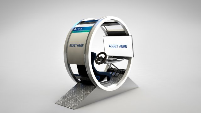 racing simulator - gt pod Model 3D .c4d .max .obj .3ds .fbx .stl .blend