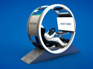racing simulator - gt pod 3D Model