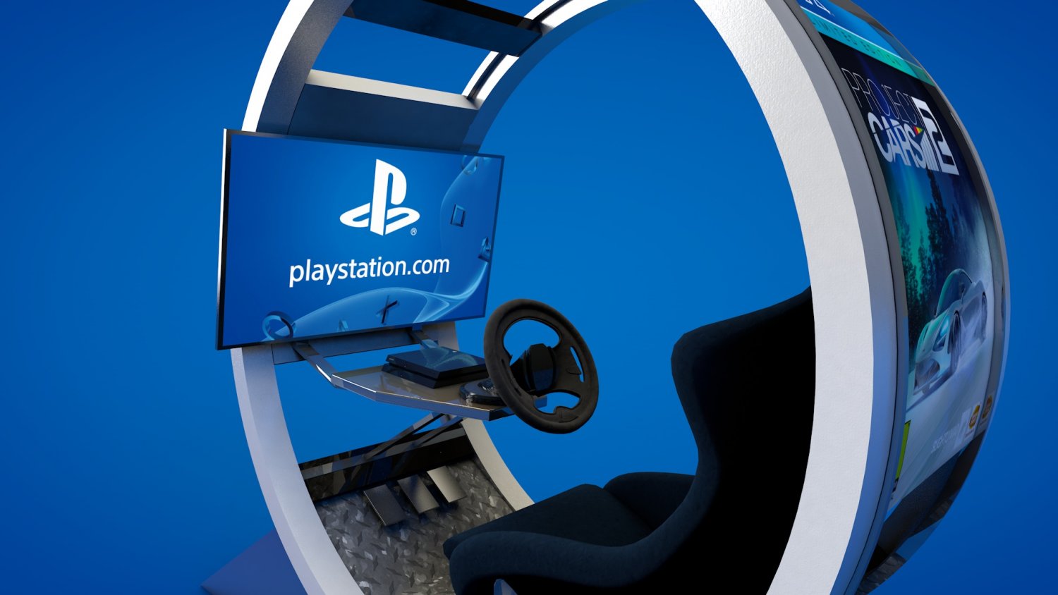 Racing Simulator - Gt Pod 3D Model in Gadgets 3DExport