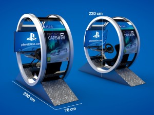 racing simulator - gt pod Model 3D