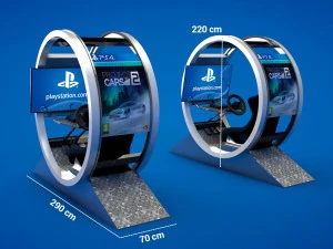 racing simulator - gt pod 3D Model