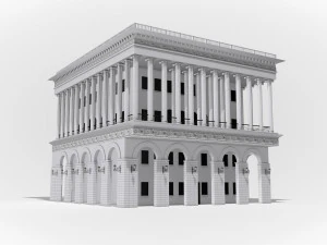 petro tchaikovsky national music academy of ukraine conservatory building 3D Model